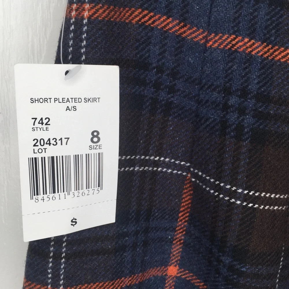 Cabi Heritage Plaid Skirt Style #742 Pleated Trim - Picture 10 of 12
